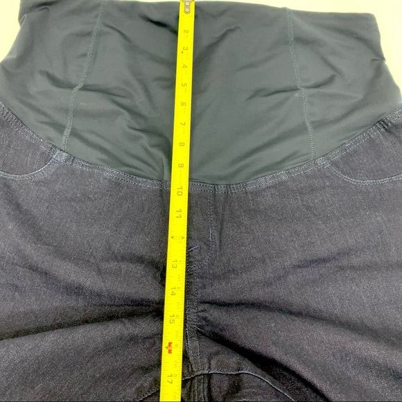 Isabel Maternity Jeggings With Pockets Dark Wash Blue Navy Nwot Size 18/34R Nwot - Picture 13 of 15